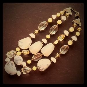 Citrine colored necklace